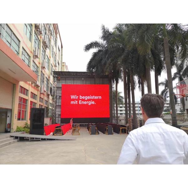 Giant Building Outdoor Advertising LED Display Curtain Advertising Spain SMD3535