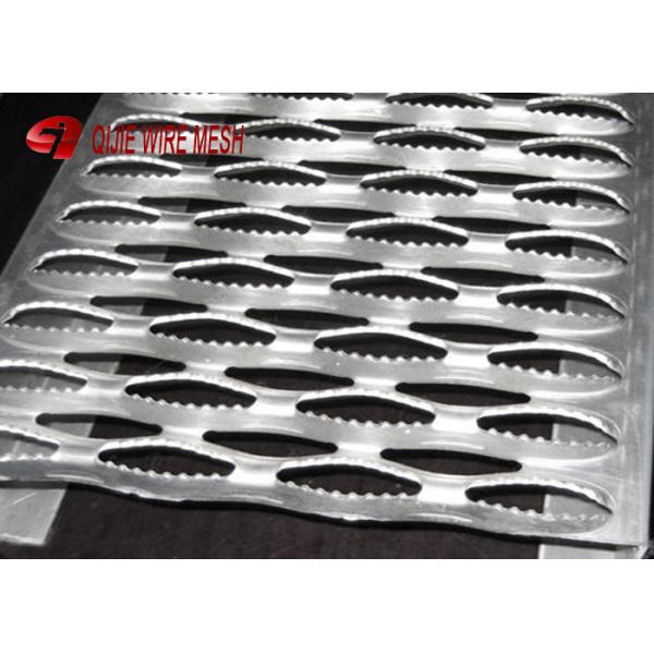 Rustproof Hot Dip Galvanised Steel Walkway Grating Mesh 2.44m Length