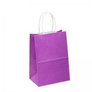 Buy cheap Custom Printed Kraft Paper Bags Recyclable Shopping Clothing Gift Bag product