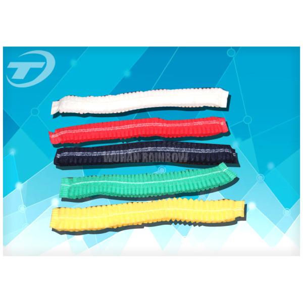 nonwoven MOB cap 21 " single or double elastic , white , blue , green