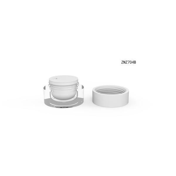 Double Wall Plastic Cream Jars Cosmetic Packaging 15ml 30ml