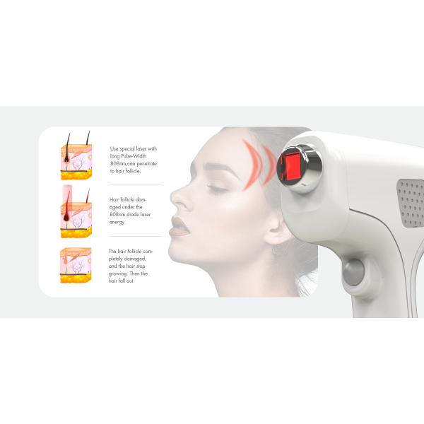 Double Handle 808nm Diode Laser Hair Removal Machine