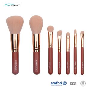 Buy cheap OEM 7PCS Red Makeup Brush Gift Set For Eye Shadow product