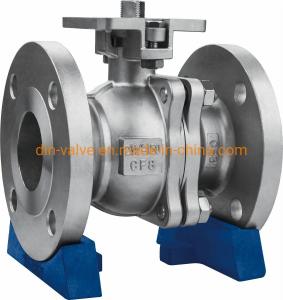 Buy cheap ANSI CLASS 150-900 Straight Through Type Flange End Ball Valves with High Mount Pad product