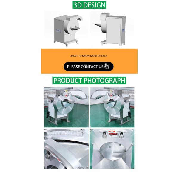 SUS Multifunction Vegetable Cutting Machine For Potato French Fries
