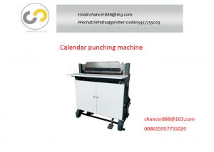 China Hardcover punching machine for calendar, notebooks, bound-book on sale