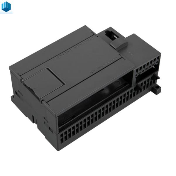Black PLC Fireproof Material Plastic Injection Moulding Products ABS