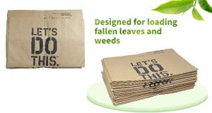 Buy cheap Custom Size Lawn And Garden Paper Bags White / Brown Outdoor Use product