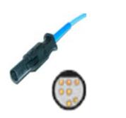 Datex Ohmeda SPO2 Probe Sensor 7 Pin Reusable SpO2 Sensor for Adult