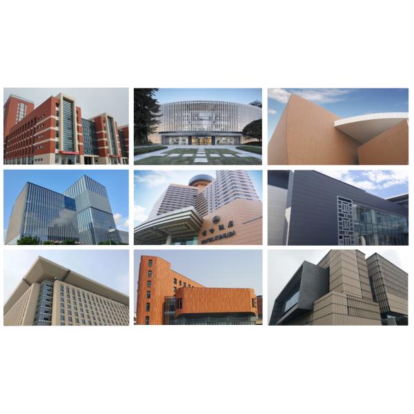 Modern Building Exterior Materials Terracotta Facade Panels Wall Cladding Covering