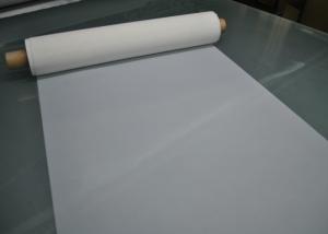 China White High Tension Polyester Screen Printing Mesh Fabric For T-shirt Printing on sale