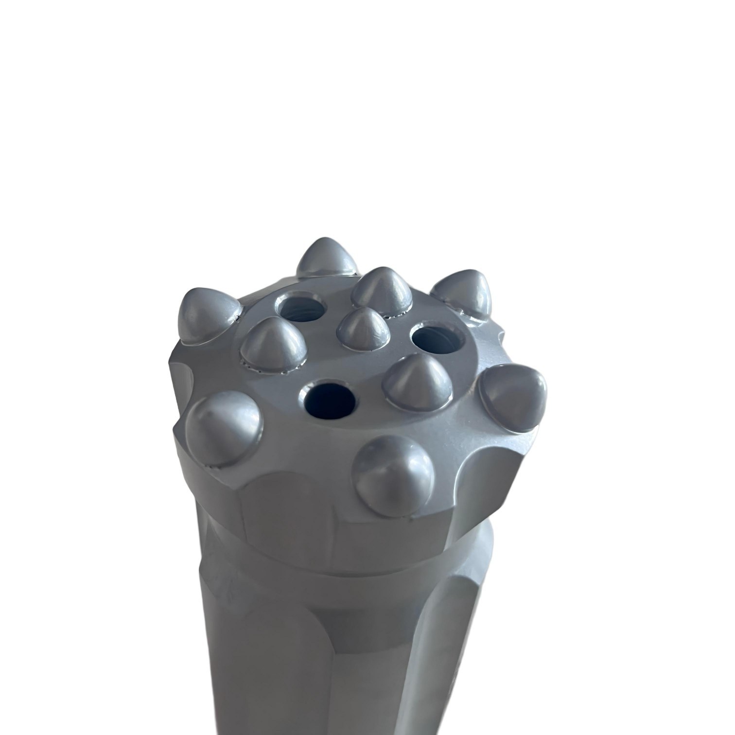 64mm T38 Retractable Button Bit With Retractable Skirt Design For Fractured Rock Drilling