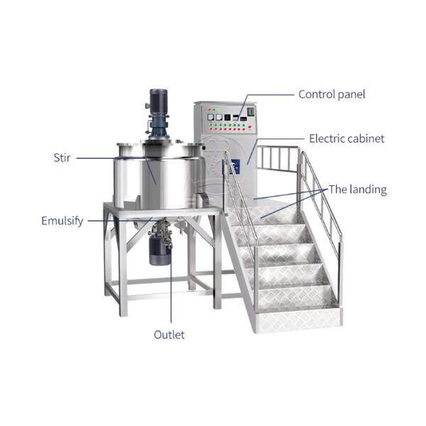 200L Liquid Detergent Mixer Stainless Steel Shampoo Making Machine