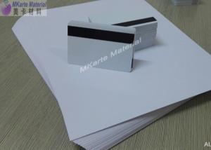 Buy cheap MGI Digital Printable White Pvc Sheet 0.15mm-0.40mm With Strong Peeing Strength product