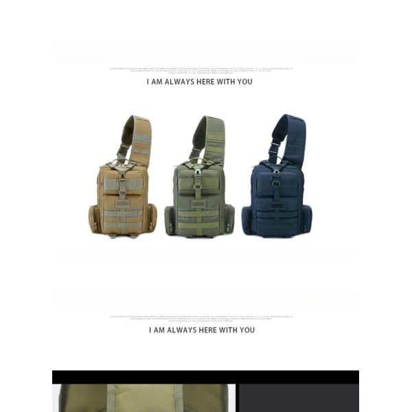 Multicolor Molle Shoulder Backpack With Design And Multi-Function For Outdoor Training