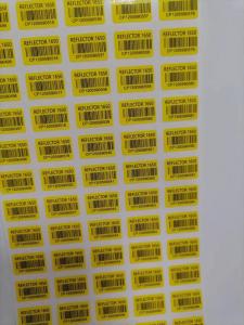 Buy cheap Extra Small Size Adhesive Barcode Labels For Electronic Components Circuit Board product