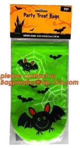 Buy cheap Halloween Candy Bag Basket Trick or Treat Pumpkin Tote Bag for Kids,gift decoration item Halloween cellophane treat bag product
