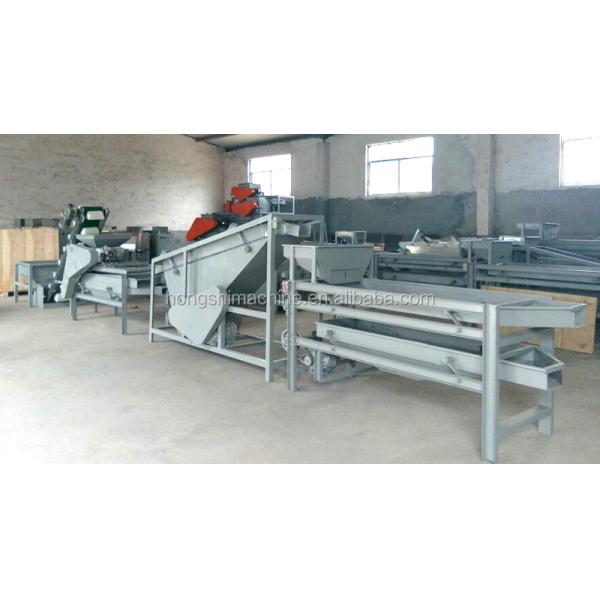 400kg/h Almond hazelnut shelling production line Almond peeling machine Almond cracker separating machine