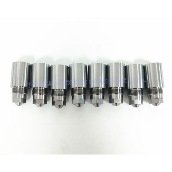 1.2344 Material Nozzle Tips with 50-52HRC Hardness and +/-0.01mm Tolerance for Hot Runner Systems