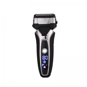China Black Rechargeable Electric Shaver Size 15.8 * 5 * 3.7cm Dry / Wet Dual Use For Travel on sale
