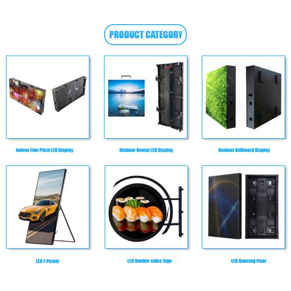 Front Service P2.6 50x50cm Indoor Rental LED Display with kinglight Leds
