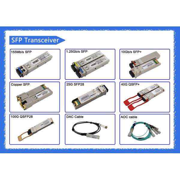 SFP+ Module 10G WDM 1270nm / 1330nm SFP Bidirectional Transceiver 20km LC