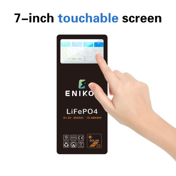 7-inch Touchable Screen 100AH-300AH Solar Battery 48V Lithium Lifepo4 Battery
