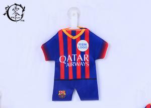 Buy cheap Soccer Fans Car Decoration Items Window Mini Jersey With Sucker Hanger Promotion Gifts product