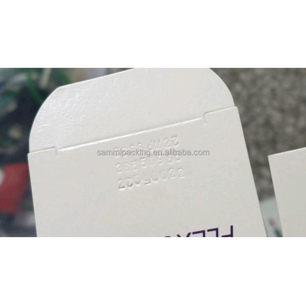 Automatic Small Box Embossing Batch Coding Expiry Date Stamping Printing Batch Coding Machine