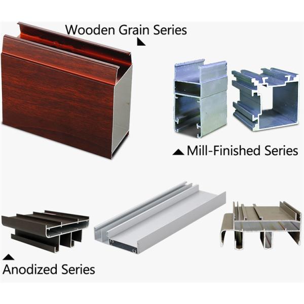 6063/6061 Anodized Aluminum Window & Door Extrusion Profiles