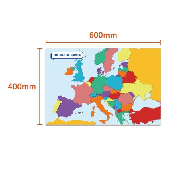 100x36" 75x36" Print Dry Erase Laminated Posters Map Learning