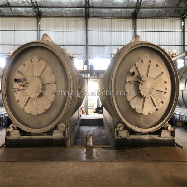 Waste Tyre Pyrolisys Plant 2600mm*6600mm For Green Energy Solution