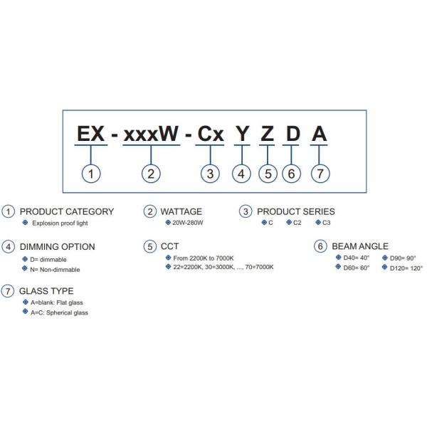 Class I Division 1 Explosion Proof LED Lights High Impact Resistance