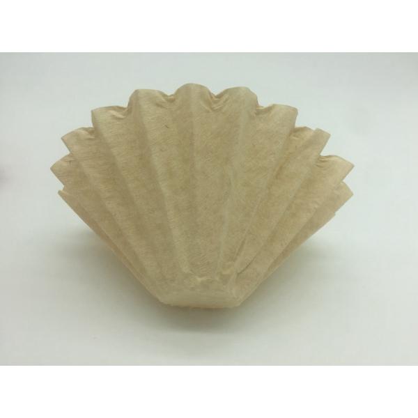 Unbleached Paper Disposable Coffee Filters Basket Bowl Shape Pulp Paper Material