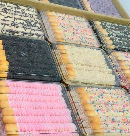 1300kg/h Chocolate Enrober Machine Air Cooling Pocky Sticks Double Coating Production Line