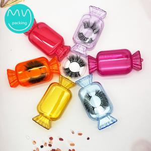 Buy cheap Custom Logo Candy Themed Lash Boxes for Mink Lashes Empty Private Label Clear Acrylic product