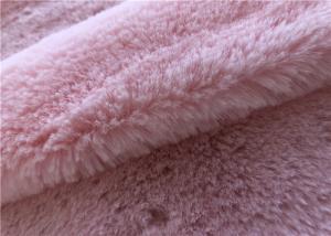 Buy cheap 300GSM Polyester Faux Rabbit Fur Fabric For Slipper Making product