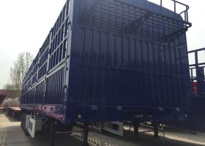 Buy cheap Logistic Industry Tri Axle Semi Tipper , Cargo  Semi Low Bed Trailer product