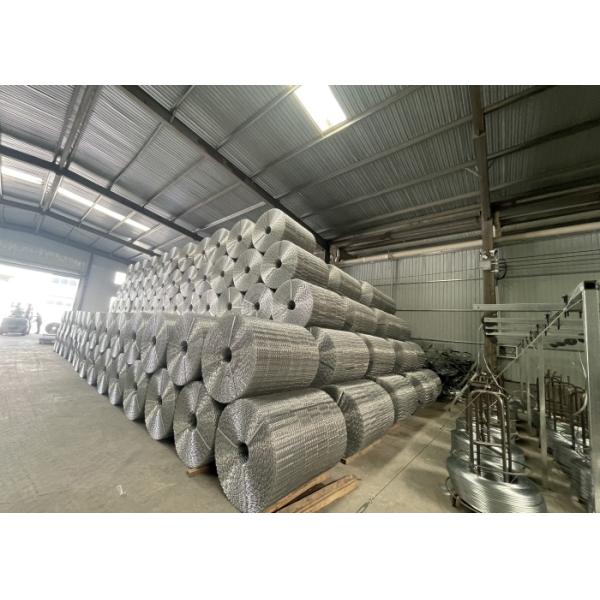 8Lines wire heavy zinc Galvanized Pipeline reinforced mesh for Wastewater Pipeline