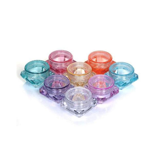 5g Diamond Shape PS Empty Eyeshadow Containers