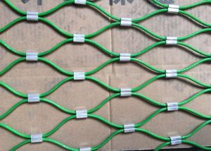 China Softly Flex Decorative Wire Mesh Fencing , PVC /  Nylon Woven Rope Mesh on sale