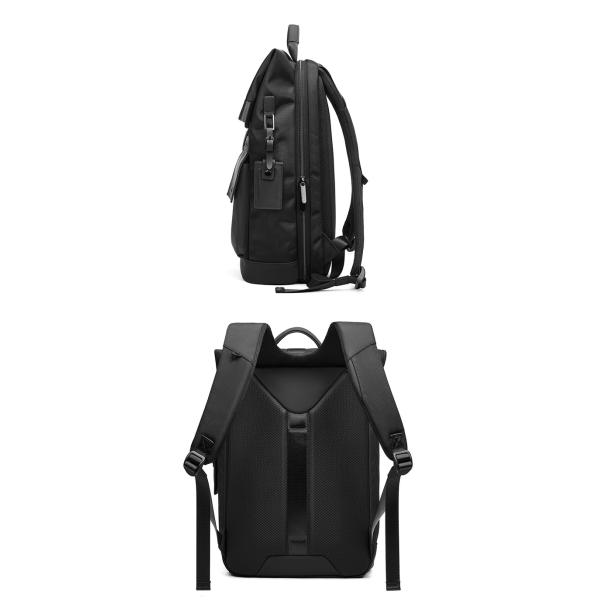 1680D Polyester College Sports Waterproof Business Backpack Solid Color