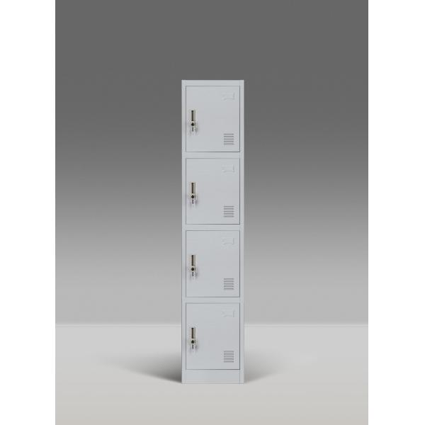 New Style School Storage Small Metal 4 Compartment Locker For Students