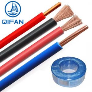 Buy cheap Building Wire Cable PVC 1.5 2.5 4 6 10 mm2 Black Red Wire House Building Wire product