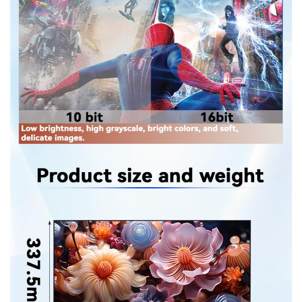 1.5MM SMD3535 Transparent LED Display System HD Poster Customized