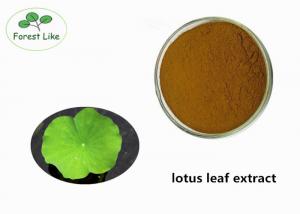 Buy cheap Food Grade Natural Weight Loss Powder , Lotus Leaf Extract Powder With 5% Nuciferine product