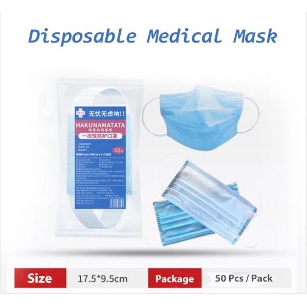 Anti Fog Disposable Medical Face Mask , Disposable Dust Mask Ce Fda Certified