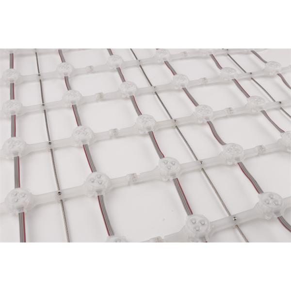 Miracle Bean Customized LED Mesh Screen IP67 30mm DMX512 RGB LED Net Screen