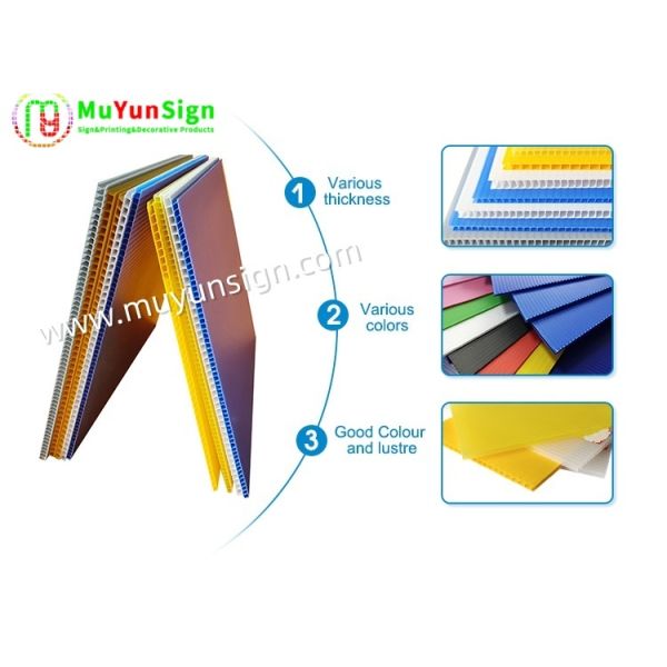 Livestock Pens / Tank Covers PP Corrugated Sheets 100% Waterproof / Weather Resistant