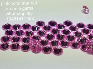 Buy cheap zirconia star cut color CZ gems product